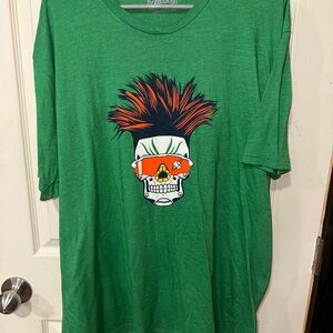 La Pina Yuli Gurriel Houston Astros Short Sleeve Green Tee Sugar Skull Design